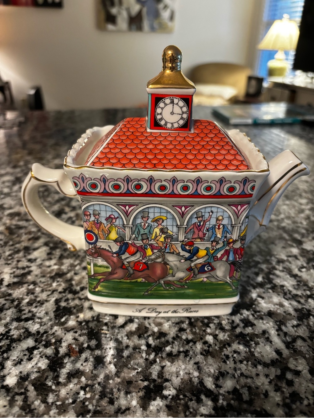 Sandler Cream and Black 'Championships' Trophy Mug